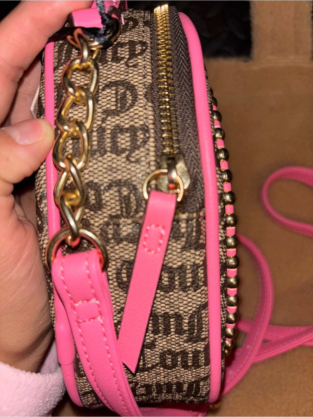 Juicy Couture Hot Pink Heart Shoulder Bag - Picture 6 of 10